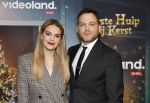 Amsterdam 6 december 2023
Premiere eerste hulp bij kerst  in Pathe Noord van Videoland. Eva Laurenssen en partner Teun Luijkx