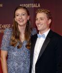 Utrecht 20 december 2023
Sportman / sportvrouw van jaar gala . Femke Bol werd sportvrouw van het jaar . Ze kwam samen met haar vriend  atleet Ben Broeders en haar ouders.