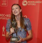 Utrecht 20 december 2023
Sportman / sportvrouw van jaar gala . Femke Bol werd sportvrouw van het jaar . Ze kwam samen met haar vriend  atleet Ben Broeders en haar ouders.