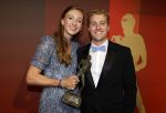 Utrecht 20 december 2023
Sportman / sportvrouw van jaar gala . Femke Bol werd sportvrouw van het jaar . Ze kwam samen met haar vriend  atleet Ben Broeders en haar ouders.