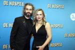 Amsterdam 4 december 2023
Premiere de hospita in het nieuwe delamar theater. Fons v rongen met partner