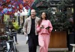 Amsterdam 15 mei 2023
Glennis Grace met haar nieuwe vriend Boyd in Amsterdam zuid.