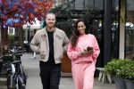 Amsterdam 15 mei 2023
Glennis Grace met haar nieuwe vriend Boyd in Amsterdam zuid.