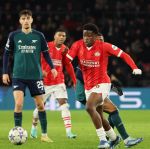 Eindhoven, 12 December 2023
Voorronde Champions League Seizoen 2023-2024
PSV-Arsenal FC , eindstand 1-1
Isaak Babadi
