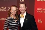 Utrecht 20 december 2023
Sportman / sportvrouw van jaar gala . Jochem Uytdehaage met partner