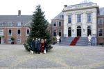 Den Haag 22 december 2023
Fotouurtje met Koning Willem Alexander Koningin Maxima Prinses Amalia Prinses Alexia Prinses Ariane en hun hondje Mambo bij Huis ten Bosch .