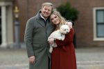 Den Haag 22 december 2023
Fotouurtje met Koning Willem Alexander Koningin Maxima Prinses Amalia Prinses Alexia Prinses Ariane en hun hondje Mambo bij Huis ten Bosch .