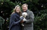 Den Haag 22 december 2023
Fotouurtje met Koning Willem Alexander Koningin Maxima Prinses Amalia Prinses Alexia Prinses Ariane en hun hondje Mambo bij Huis ten Bosch .