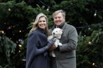 Den Haag 22 december 2023
Fotouurtje met Koning Willem Alexander Koningin Maxima Prinses Amalia Prinses Alexia Prinses Ariane en hun hondje Mambo bij Huis ten Bosch .