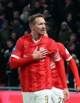 Eindhoven, 7 December 2023
Kompetitiewedstrijd PSV-SC Heerenveen, eindstand 2-0
Luuk de Jong scoort 2-0 die door een handsbal wordt afgekeurd