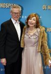 Amsterdam 4 december 2023
Premiere de hospita in het nieuwe delamar theater. marijke Helwegen met man harrie