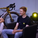 Amsterdam 21 december 2023
Presentatie nieuwe ploeg Visma Lease a Bike bij Move in Amsterdam.  Matteo Jorgenson