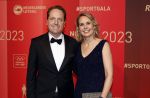 Utrecht 20 december 2023
Sportman / sportvrouw van jaar gala . Merijn Zeeman met vrouw
