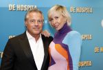 Amsterdam 4 december 2023
Premiere de hospita in het nieuwe delamar theater. Monique des Bouvrie met vriend Otto Klein