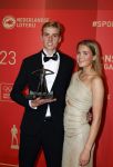 Utrecht 20 december 2023
Sportman / sportvrouw van jaar gala . Niels Laros  en zijn vriendin