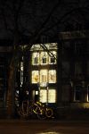 Amsterdam 12 december 2023
Het huis van Olcay Gulsen in kerstverlichting