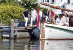 Muiden 11 juni 2023
Prinses Beatrix gaat varen met vrienden op de groene Draeck. oa Aanwezig Prins Constantijn Prinses laurentien Gravin Eloise met (een) vriend.  Prinses Laurentien had ook de hond meegenomen.