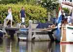 Muiden 11 juni 2023
Prinses Beatrix gaat varen met vrienden op de groene Draeck. oa Aanwezig Prins Constantijn Prinses laurentien Gravin Eloise met (een) vriend.  Prinses Laurentien had ook de hond meegenomen.