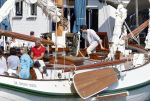 Muiden 11 juni 2023
Prinses Beatrix gaat varen met vrienden op de groene Draeck. oa Aanwezig Prins Constantijn Prinses laurentien Gravin Eloise met (een) vriend.  Prinses Laurentien had ook de hond meegenomen.