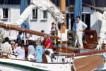 Muiden 11 juni 2023
Prinses Beatrix gaat varen met vrienden op de groene Draeck. oa Aanwezig Prins Constantijn Prinses laurentien Gravin Eloise met (een) vriend.  Prinses Laurentien had ook de hond meegenomen.