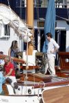 Muiden 11 juni 2023
Prinses Beatrix gaat varen met vrienden op de groene Draeck. oa Aanwezig Prins Constantijn Prinses laurentien Gravin Eloise met (een) vriend.  Prinses Laurentien had ook de hond meegenomen.