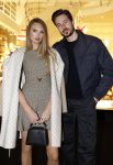 Amsterdam 14 december 2023
Opening van de nieuwe Louis Vuitton winkel op de pc Hooftstraat.
Alle gasten werden met luxe BMW 's gebracht. Romee Strijd en haar man Laurens v Leeuwen