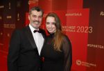 Utrecht 20 december 2023
Sportman / sportvrouw van jaar gala . Ron Berteling met zijn vrouw
