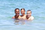 ibiza 17 juli 2012
Ruud Gullit op vakantie met al zijn 6 kinderen Felicity Charmayne Quincy Cheyenne Joelle en Maxim .
Peter Smulders bv