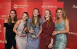 Utrecht 20 december 2023
Sportman / sportvrouw van jaar gala . Sportploeg van het jaar dee dames 400 meter met Femke Bol Lieke Klaver Eveline Saalberg Cathelijn Peeters en Lisanne de Witte