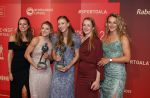 Utrecht 20 december 2023
Sportman / sportvrouw van jaar gala . Sportploeg van het jaar dee dames 400 meter met Femke Bol Lieke Klaver Eveline Saalberg Cathelijn Peeters en Lisanne de Witte