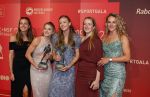Utrecht 20 december 2023
Sportman / sportvrouw van jaar gala . Sportploeg van het jaar dee dames 400 meter met Femke Bol Lieke Klaver Eveline Saalberg Cathelijn Peeters en Lisanne de Witte