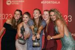 Utrecht 20 december 2023
Sportman / sportvrouw van jaar gala . Sportploeg van het jaar dee dames 400 meter met Femke Bol Lieke Klaver Eveline Saalberg Cathelijn Peeters en Lisanne de Witte