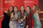 Utrecht 20 december 2023
Sportman / sportvrouw van jaar gala . Sportploeg van het jaar dee dames 400 meter met Femke Bol Lieke Klaver Eveline Saalberg Cathelijn Peeters en Lisanne de Witte