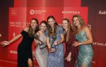 Utrecht 20 december 2023
Sportman / sportvrouw van jaar gala . Sportploeg van het jaar dee dames 400 meter met Femke Bol Lieke Klaver Eveline Saalberg Cathelijn Peeters en Lisanne de Witte