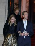 Amsterdam 11 december 2024
Koningspaar Koning Willem Alexander Koningin Maxima  bij contraprestatie Portugese staatsbezoek, Dick Schoof en partner Loes Meurs