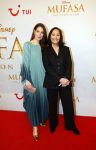 Amsterdam 17 december 2024
Premiere Mufasa (disney) in hotel l'Europe. Amber Brantsen met haar moeder
