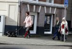 Amsterdam 11 maart 2023
Oud voetballer Poulsen van Ajax met vrouw en dochetr in Amsterdam.
