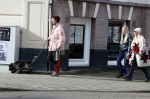 Amsterdam 11 maart 2023
Oud voetballer Poulsen van Ajax met vrouw en dochetr in Amsterdam.