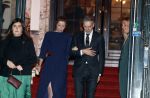 Amsterdam 11 december 2024
Koningspaar Koning Willem Alexander Koningin Maxima  bij contraprestatie Portugese staatsbezoek, Dick Schoof en partner Loes Meurs