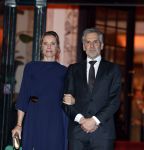 Amsterdam 11 december 2024
Koningspaar Koning Willem Alexander Koningin Maxima  bij contraprestatie Portugese staatsbezoek, Dick Schoof en partner Loes Meurs