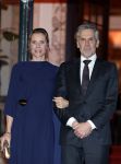 Amsterdam 11 december 2024
Koningspaar Koning Willem Alexander Koningin Maxima  bij contraprestatie Portugese staatsbezoek, Dick Schoof en partner Loes Meurs