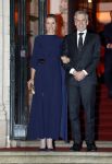 Amsterdam 11 december 2024
Koningspaar Koning Willem Alexander Koningin Maxima  bij contraprestatie Portugese staatsbezoek, Dick Schoof en partner Loes Meurs