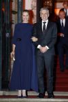 Amsterdam 11 december 2024
Koningspaar Koning Willem Alexander Koningin Maxima  bij contraprestatie Portugese staatsbezoek, Dick Schoof en partner Loes Meurs