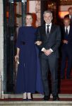 Amsterdam 11 december 2024
Koningspaar Koning Willem Alexander Koningin Maxima  bij contraprestatie Portugese staatsbezoek, Dick Schoof en partner Loes Meurs