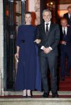 Amsterdam 11 december 2024
Koningspaar Koning Willem Alexander Koningin Maxima  bij contraprestatie Portugese staatsbezoek, Dick Schoof en partner Loes Meurs