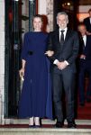 Amsterdam 11 december 2024
Koningspaar Koning Willem Alexander Koningin Maxima  bij contraprestatie Portugese staatsbezoek, Dick Schoof en partner Loes Meurs