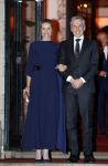 Amsterdam 11 december 2024
Koningspaar Koning Willem Alexander Koningin Maxima  bij contraprestatie Portugese staatsbezoek, Dick Schoof en partner Loes Meurs