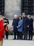 Amsterdam 10 december 2024
Staatsbezoek Portugal Koningin Maxima, president van Portugal Marcelo Rebelo de Sousaen  Koning Willem-Alexander bij paleis op de dam.  Femke Halsema Jan v Zanen Arthur v Dijk  Piet Hein Donner en Thom de Graaf