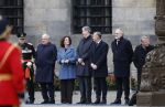 Amsterdam 10 december 2024
Staatsbezoek Portugal Koningin Maxima, president van Portugal Marcelo Rebelo de Sousaen  Koning Willem-Alexander bij paleis op de dam.  Femke Halsema Jan v Zanen Arthur v Dijk  Piet Hein Donner en Thom de Graaf