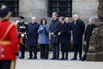 Amsterdam 10 december 2024
Staatsbezoek Portugal Koningin Maxima, president van Portugal Marcelo Rebelo de Sousaen  Koning Willem-Alexander bij paleis op de dam.  Femke Halsema Jan v Zanen Arthur v Dijk  Piet Hein Donner en Thom de Graaf